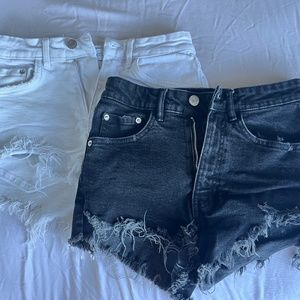 Pack of denim shorts from Zara